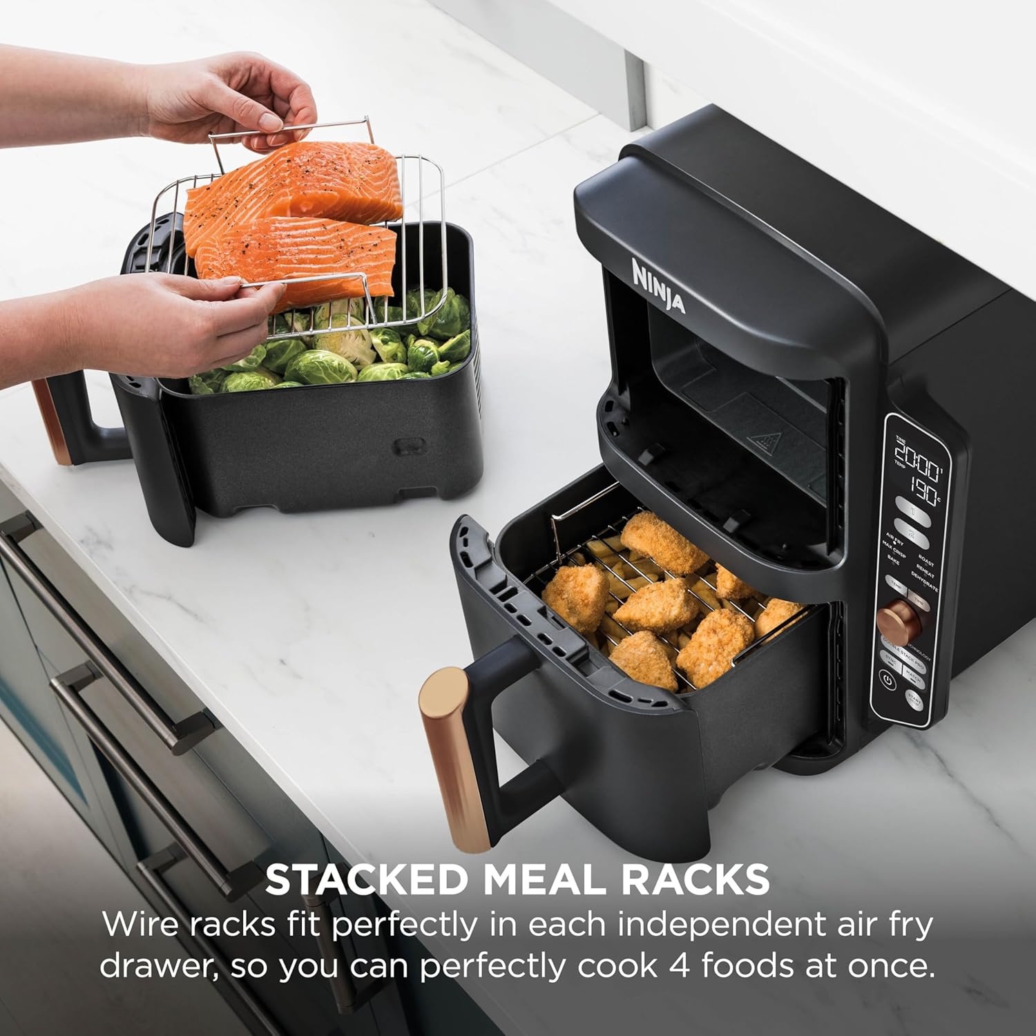 Kuumaõhufritüür Ninja Double Stack XL SL400 (9.5L) - Pilt 6