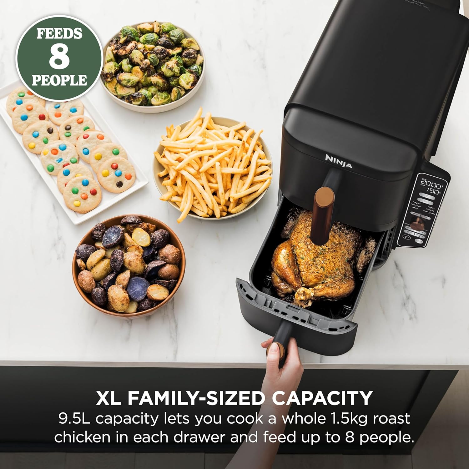 Kuumaõhufritüür Ninja Double Stack XL SL400 (9.5L) - Pilt 5