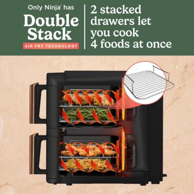 Kuumaõhufritüür Ninja Double Stack XL SL400 (9.5L) - Pilt 3