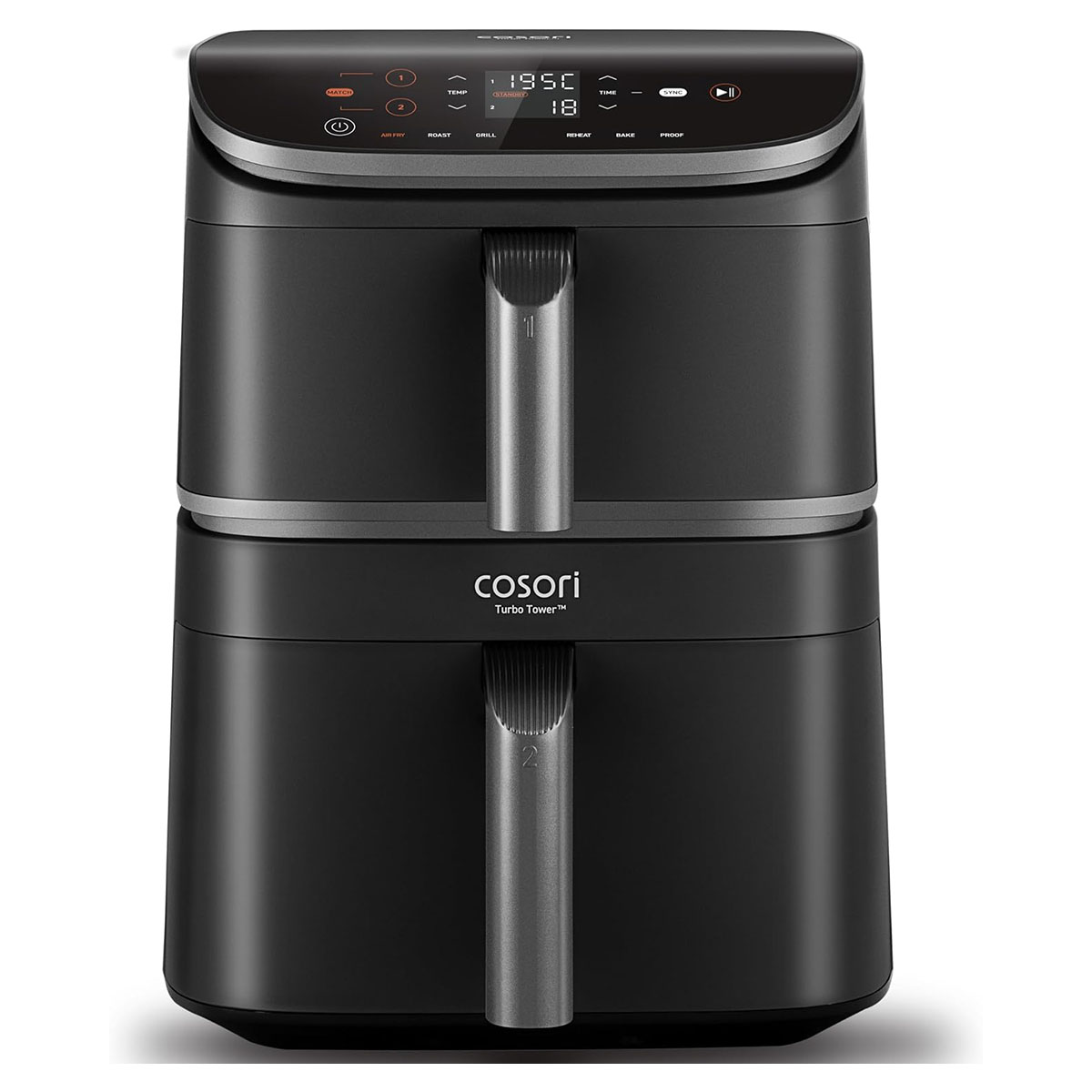Kuumaõhufritüür COSORI Turbo Tower Pro teflon sisuga DC111-ADE (10.8L)