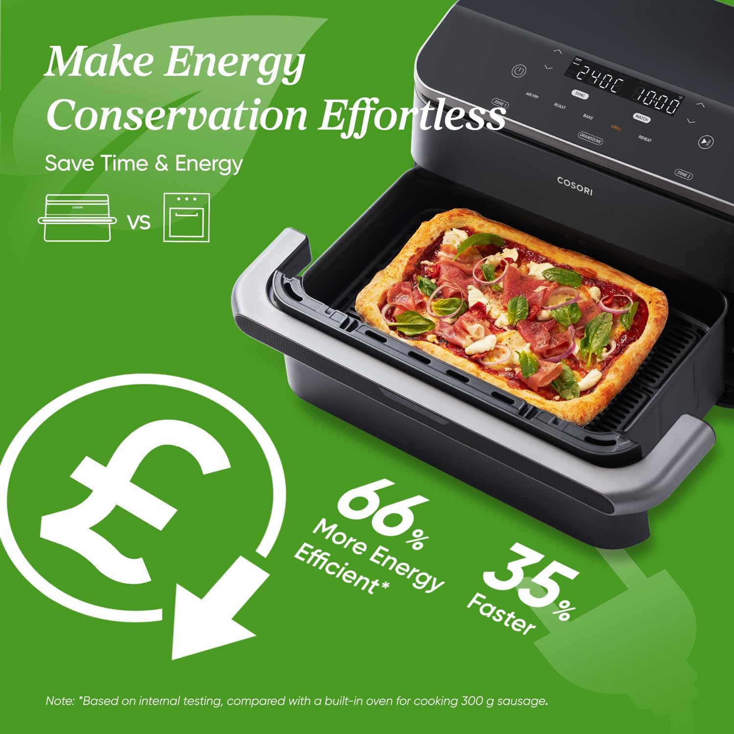 Kuumaõhufritüür Cosori Dual Blaze TwinFry TF101S (10L) - Pilt 6