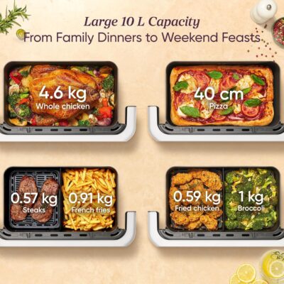 Kuumaõhufritüür Cosori Dual Blaze TwinFry TF101S (10L) - Pilt 7