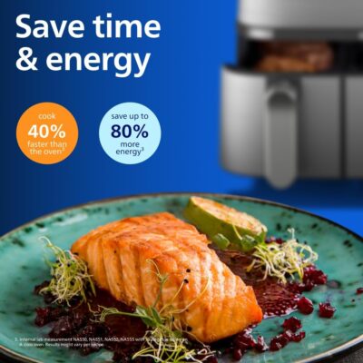 Kuumaõhufritüür Philips 5000 Dual Basket SteamFry/aurutiga NA550 (9L) - Pilt 4